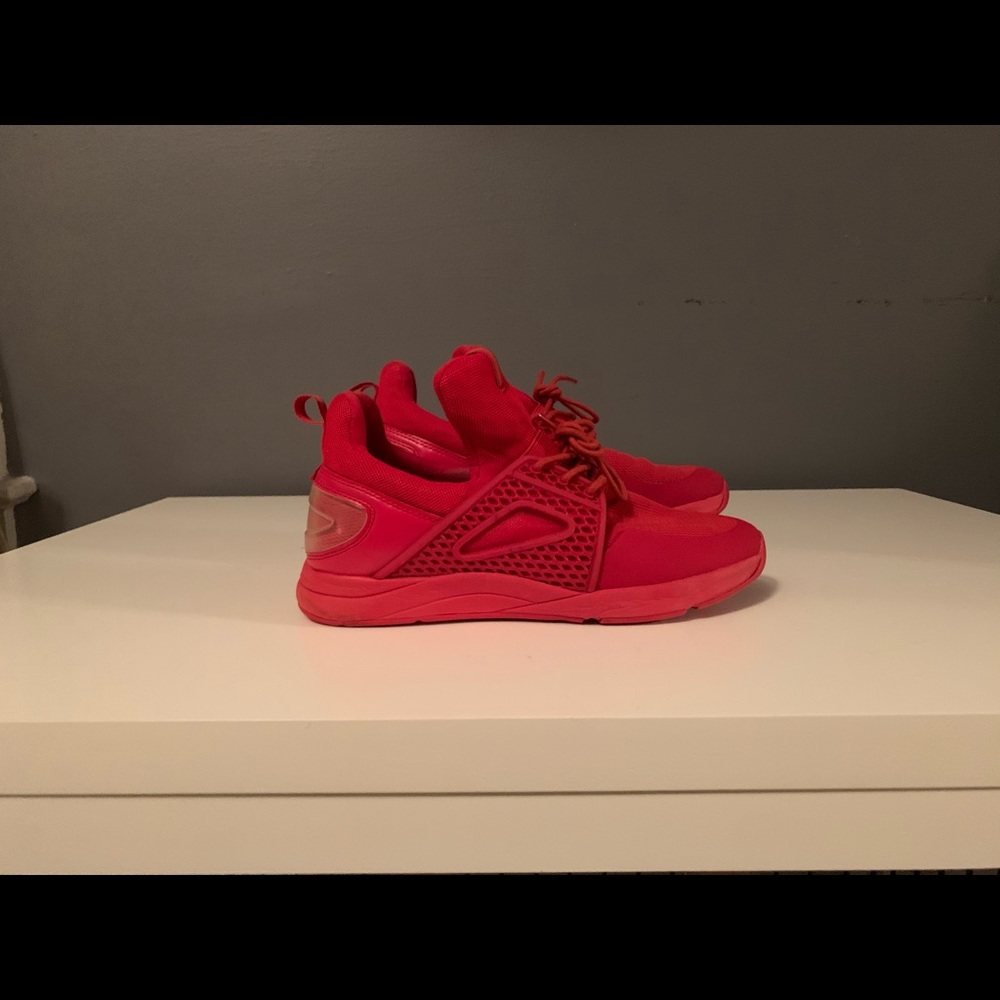 Red ALDO sneakers